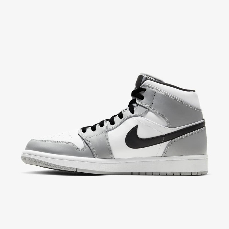 Nike air jordan 1 mid light smoke gray